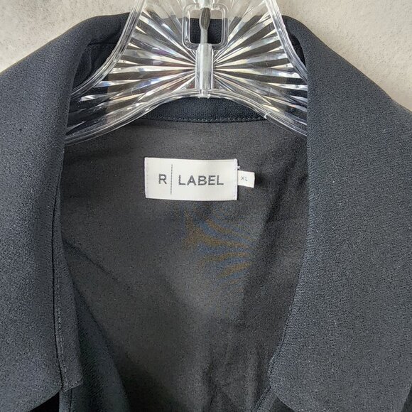 R Label Belted Trench Coat - Picture 8 of 10